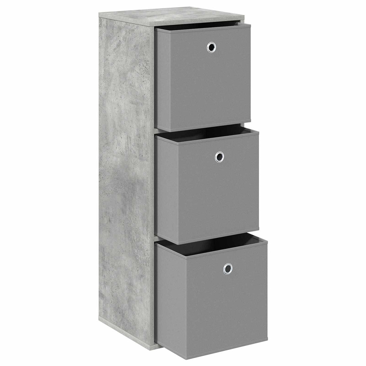 Sideboard mit Schubladen Beton Grau 35 x 32 x 99,5 cm