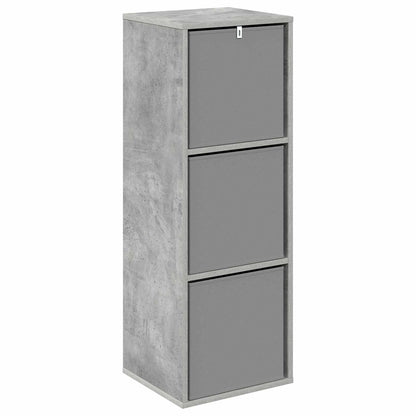 Sideboard mit Schubladen Beton Grau 35 x 32 x 99,5 cm