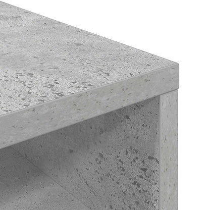 Lowboard mit Schubladen Beton Grau 72 x 22,5 x 38 cm
