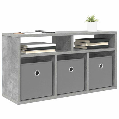 Lowboard mit Schubladen Beton Grau 72 x 22,5 x 38 cm