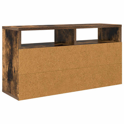 Lowboard mit Schubladen Geräucherte Eiche 72 x 22,5 x 38 cm