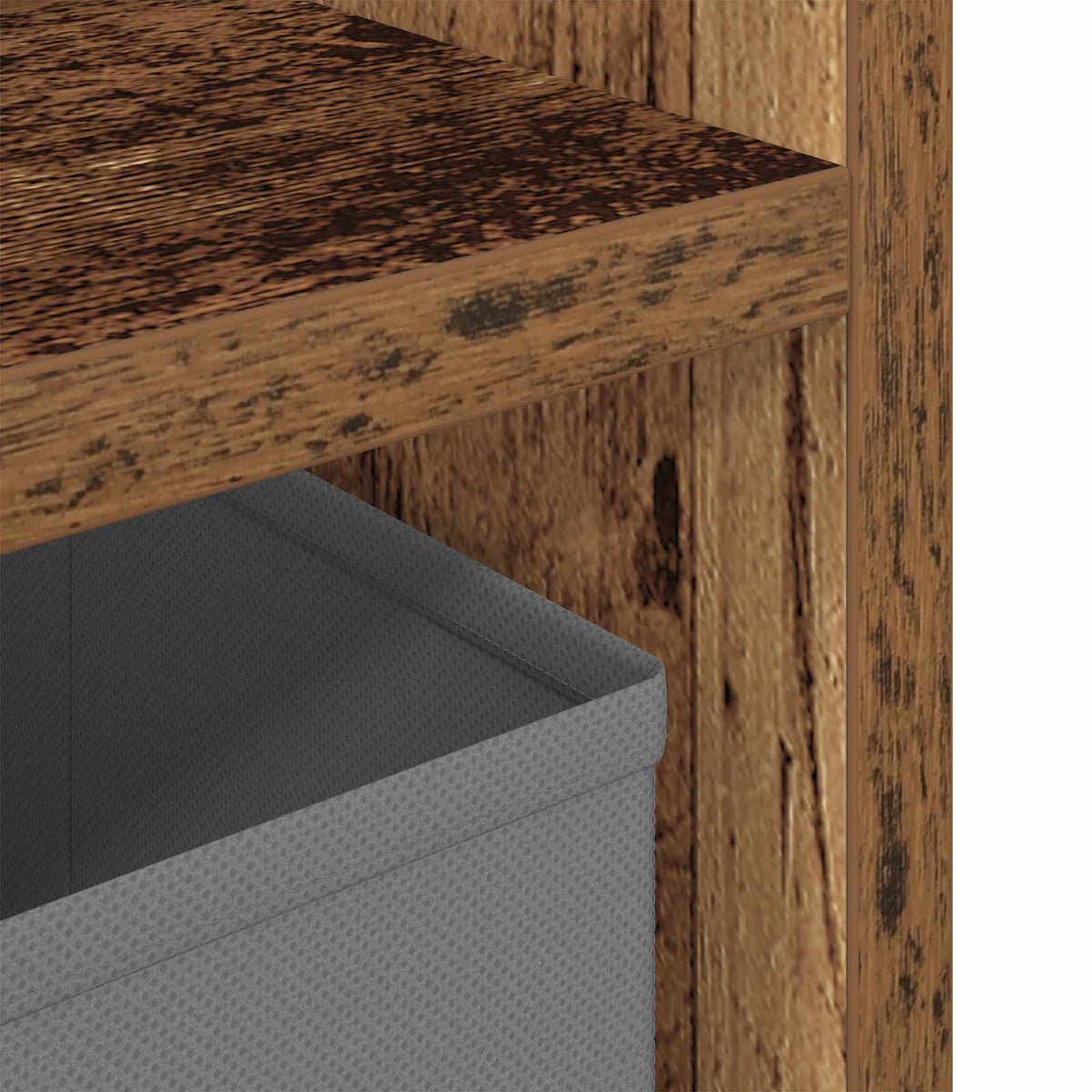 Lowboard mit Schubladen Altholz 72 x 22,5 x 38 cm