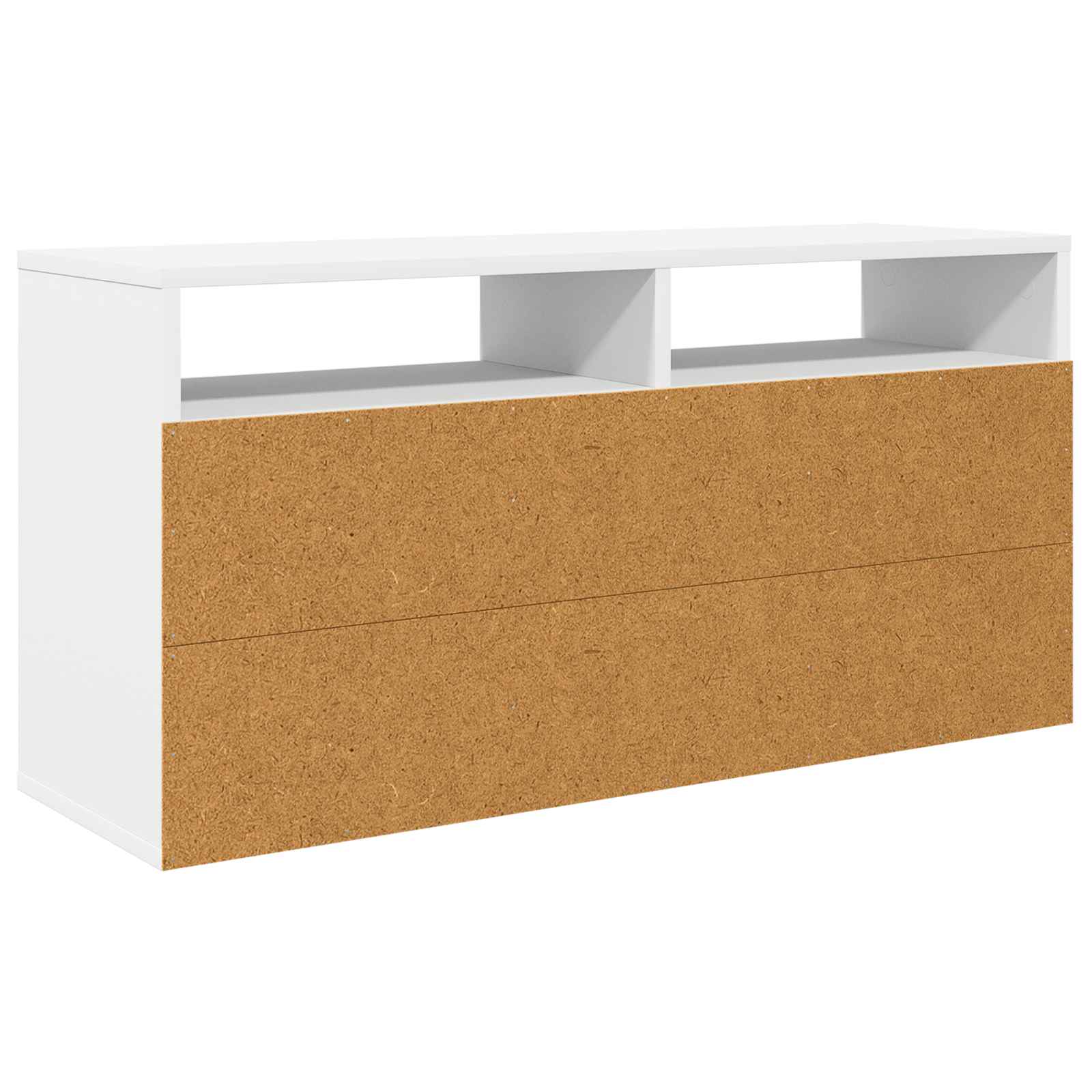 Lowboard mit Schubladen Weiß 87 x 27,5 x 43 cm