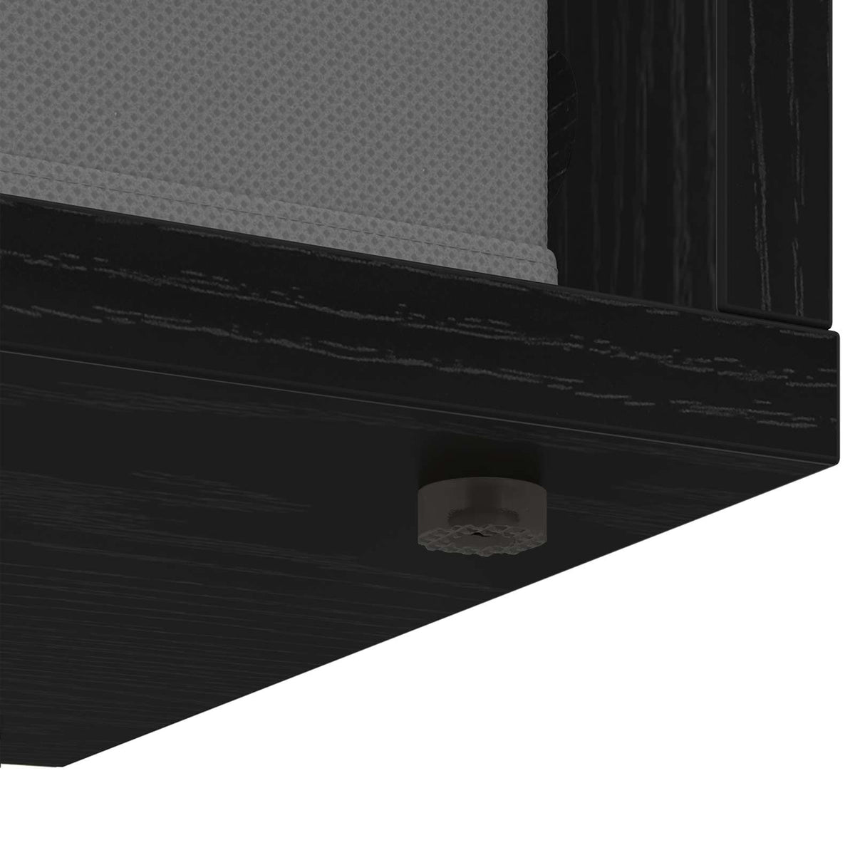 Lowboard mit Schubladen Schwarz Eichen-Optik 87 x 27,5 x 43 cm