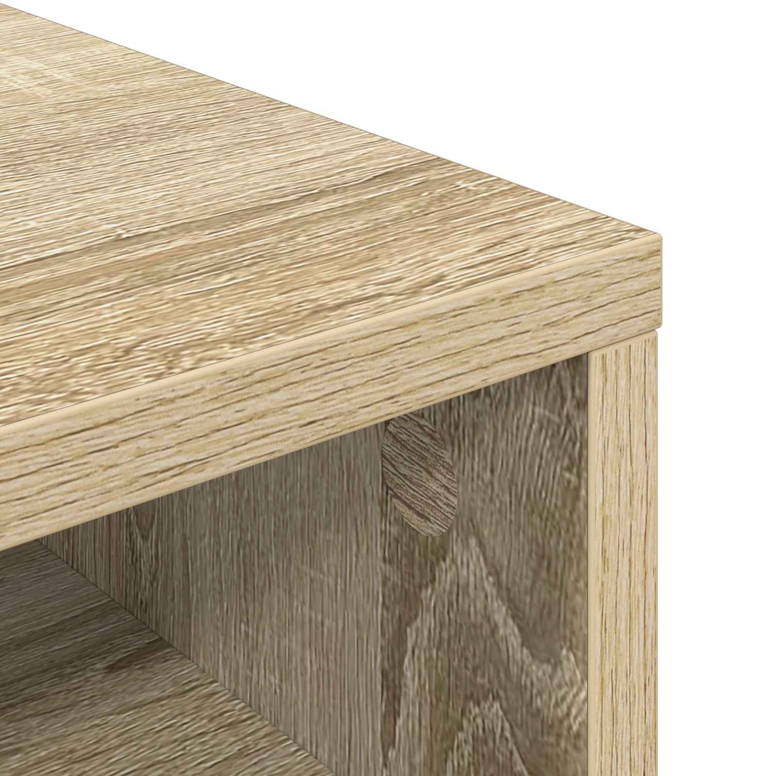 Lowboard mit Schubladen Sonoma-Eiche 87 x 27,5 x 43 cm