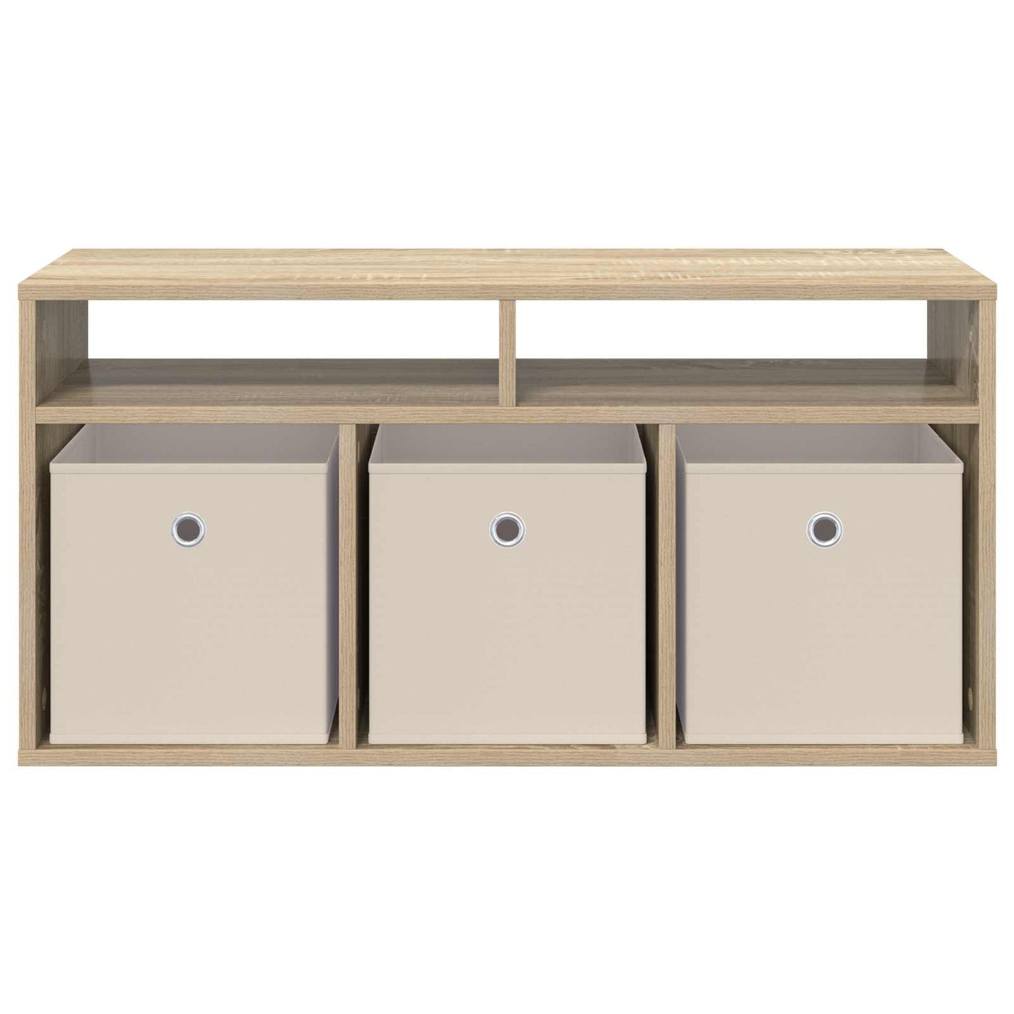 Lowboard mit Schubladen Sonoma-Eiche 87 x 27,5 x 43 cm