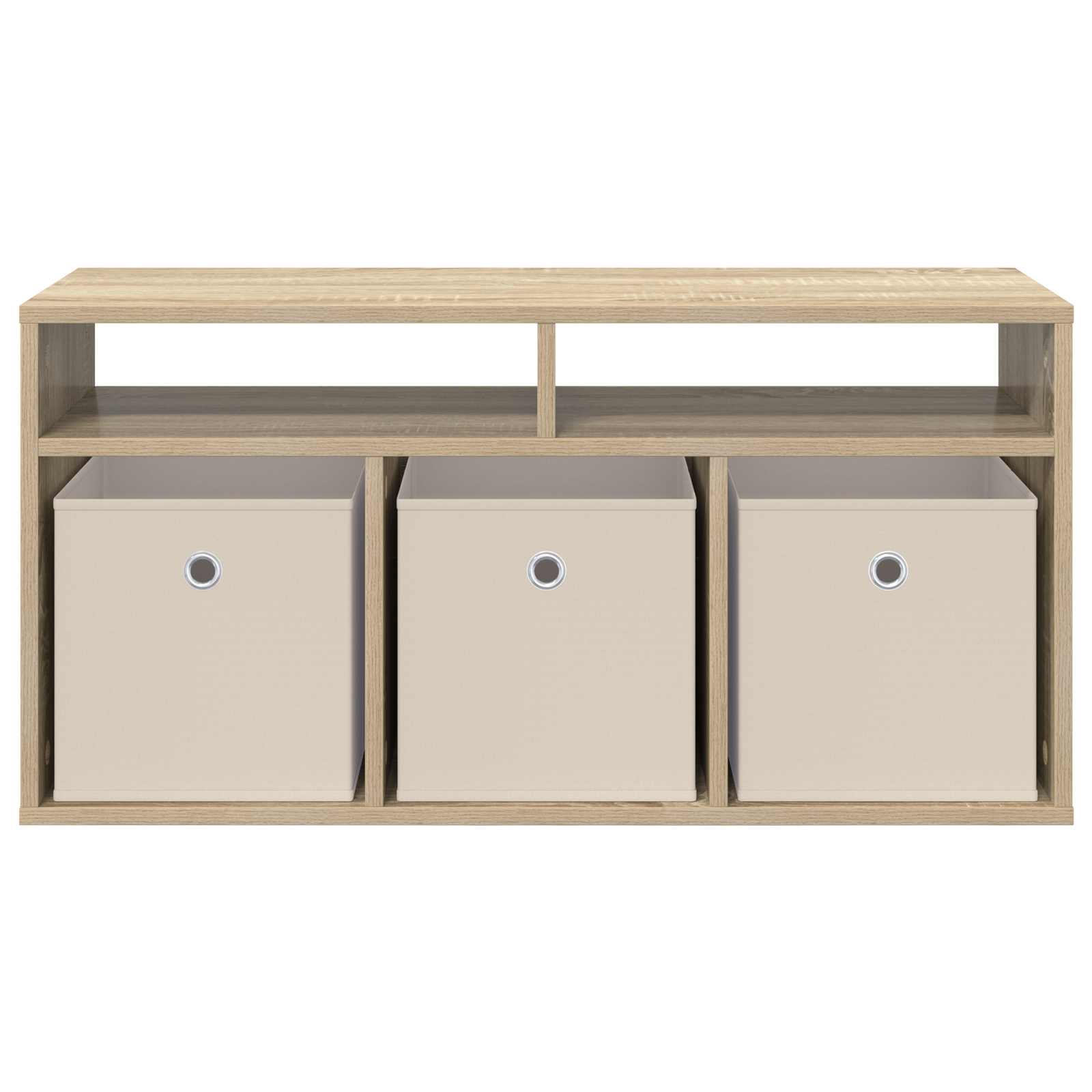 Lowboard mit Schubladen Sonoma-Eiche 87 x 27,5 x 43 cm