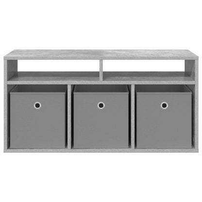 Lowboard mit Schubladen Beton Grau 87 x 27,5 x 43 cm