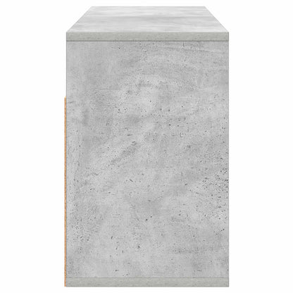 Lowboard mit Schubladen Beton Grau 87 x 27,5 x 43 cm