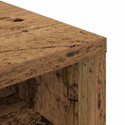 Lowboard mit Schubladen Altholz 87 x 27,5 x 43 cm