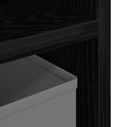 Lowboard mit Schubladen Schwarz Eichen-Optik 102 x 32 x 48,5 cm
