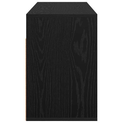 Lowboard mit Schubladen Schwarz Eichen-Optik 102 x 32 x 48,5 cm