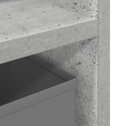 Lowboard mit Schubladen Beton Grau 102 x 32 x 48,5 cm