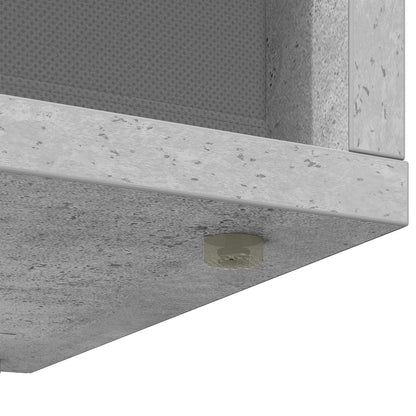 Lowboard mit Schubladen Beton Grau 102 x 32 x 48,5 cm