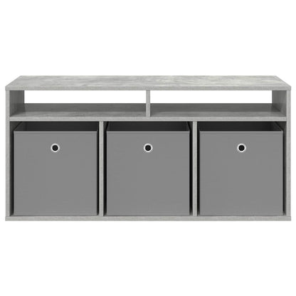 Lowboard mit Schubladen Beton Grau 102 x 32 x 48,5 cm