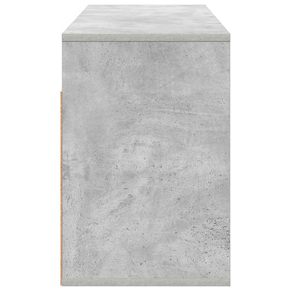Lowboard mit Schubladen Beton Grau 102 x 32 x 48,5 cm