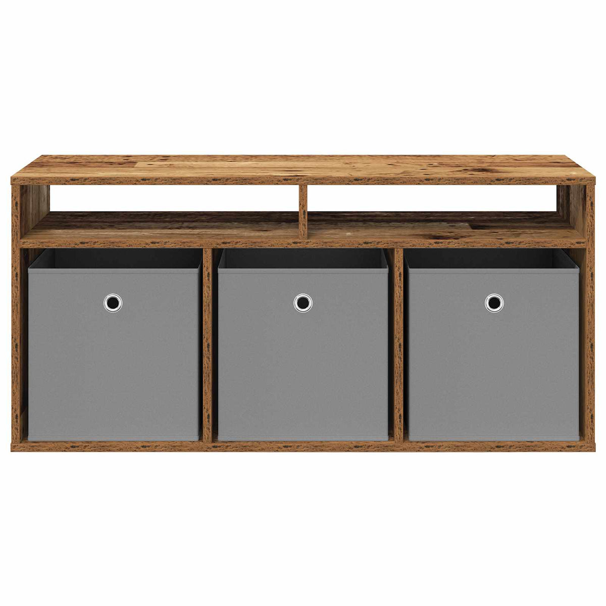 Lowboard mit Schubladen Altholz 102 x 32 x 48,5 cm