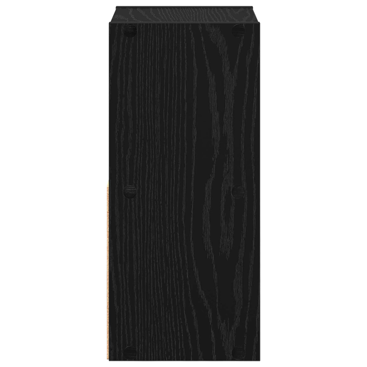Nachttisch Schwarz Eichen-Optik 25,5 x 22 x 49,5 cm