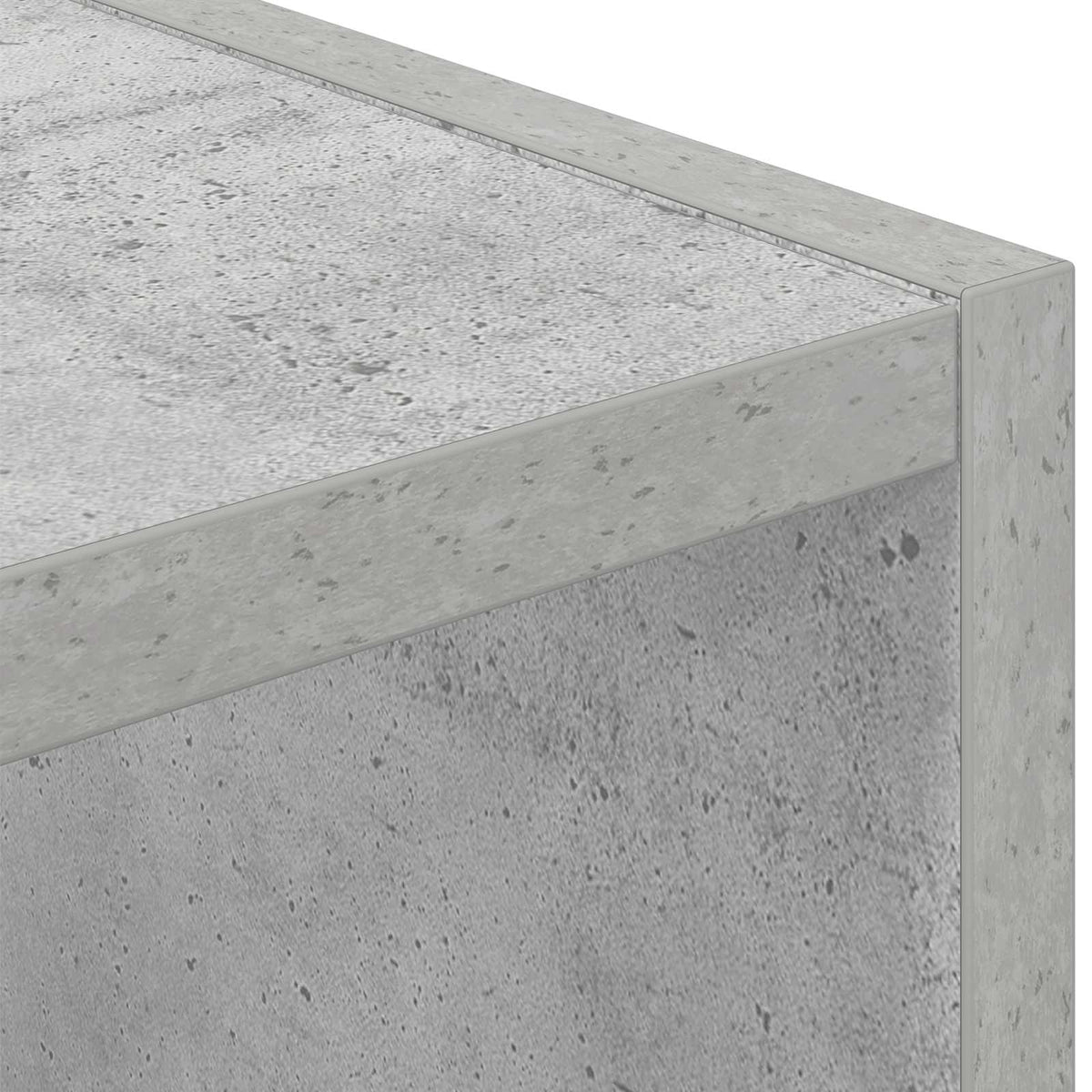Nachttisch Beton Grau 25,5 x 22 x 49,5 cm Holzwerkstoff