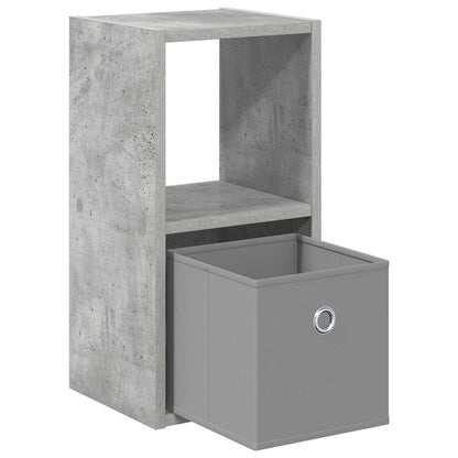 Nachttisch Beton Grau 25,5 x 22 x 49,5 cm Holzwerkstoff
