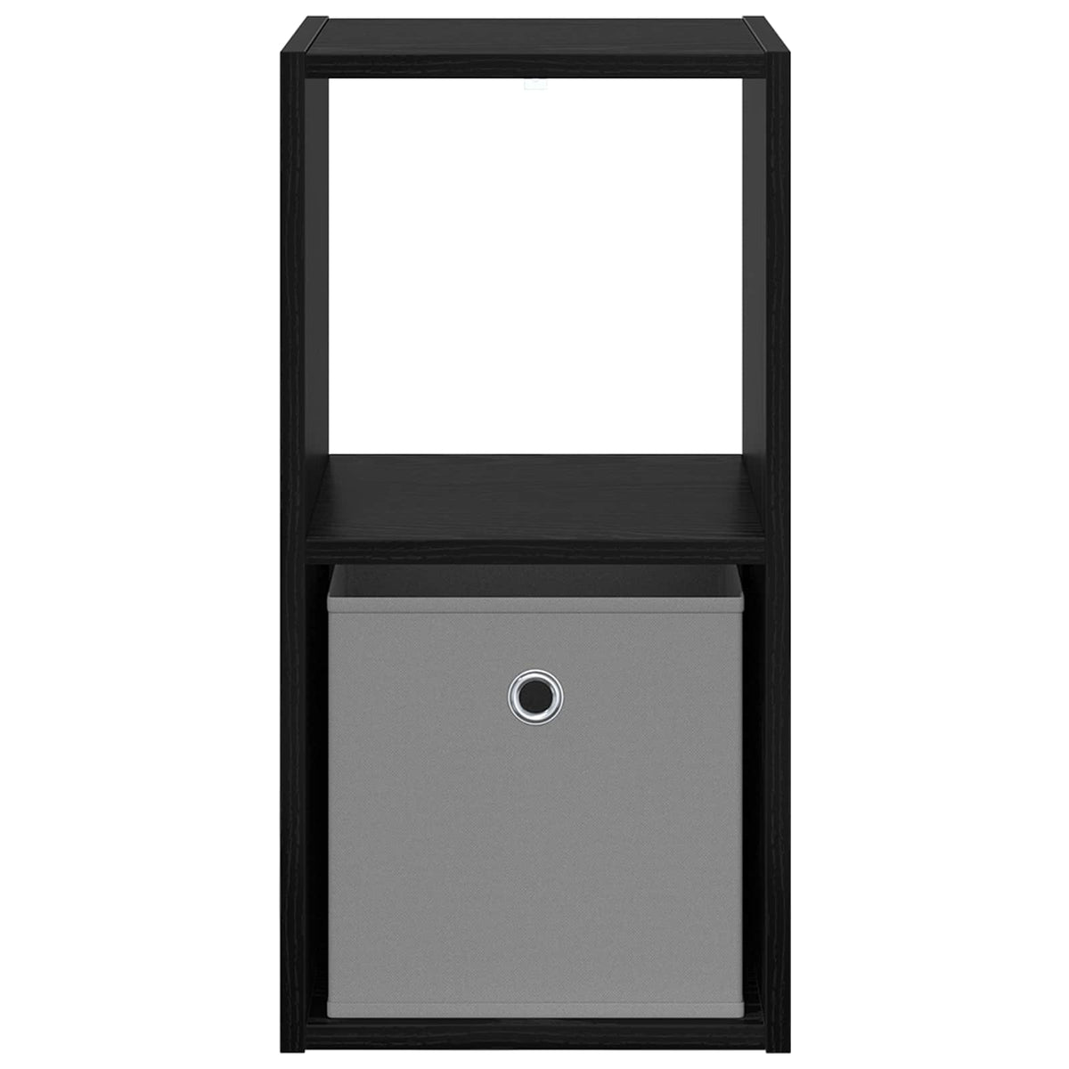 Nachttisch 2 stk. Schwarz Eichen-Optik 30,5 x 27 x 59,5 cm