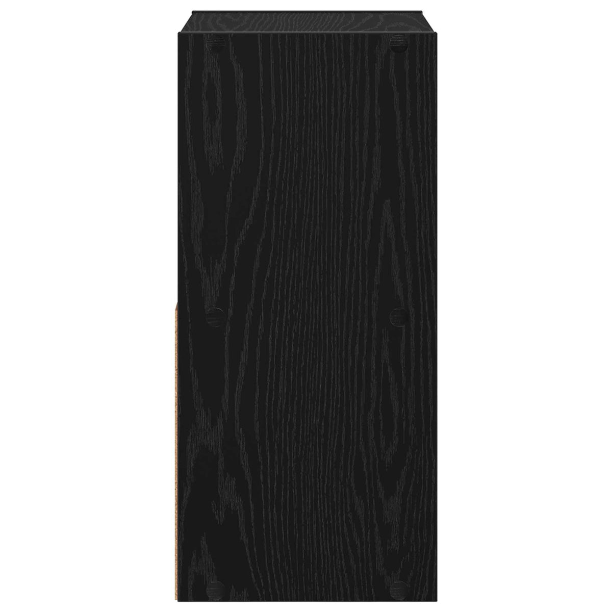 Nachttisch 2 stk. Schwarz Eichen-Optik 30,5 x 27 x 59,5 cm