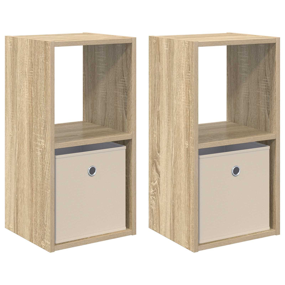 Nachttisch 2 stk. Sonoma-Eiche 30,5 x 27 x 59,5 cm