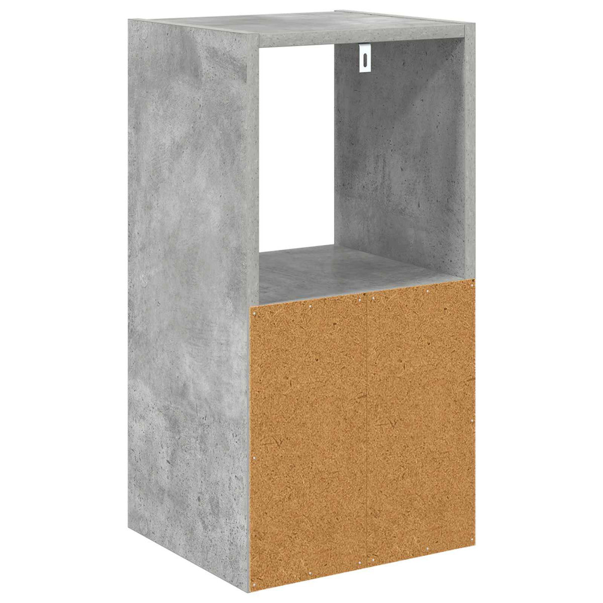 Nachttisch 2 stk. Beton Grau 30,5 x 27 x 59,5 cm Holzwerkstoff