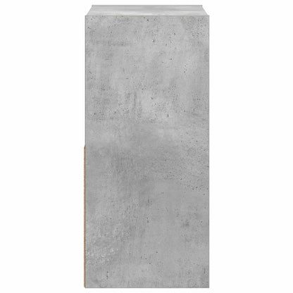 Nachttisch 2 stk. Beton Grau 30,5 x 27 x 59,5 cm Holzwerkstoff