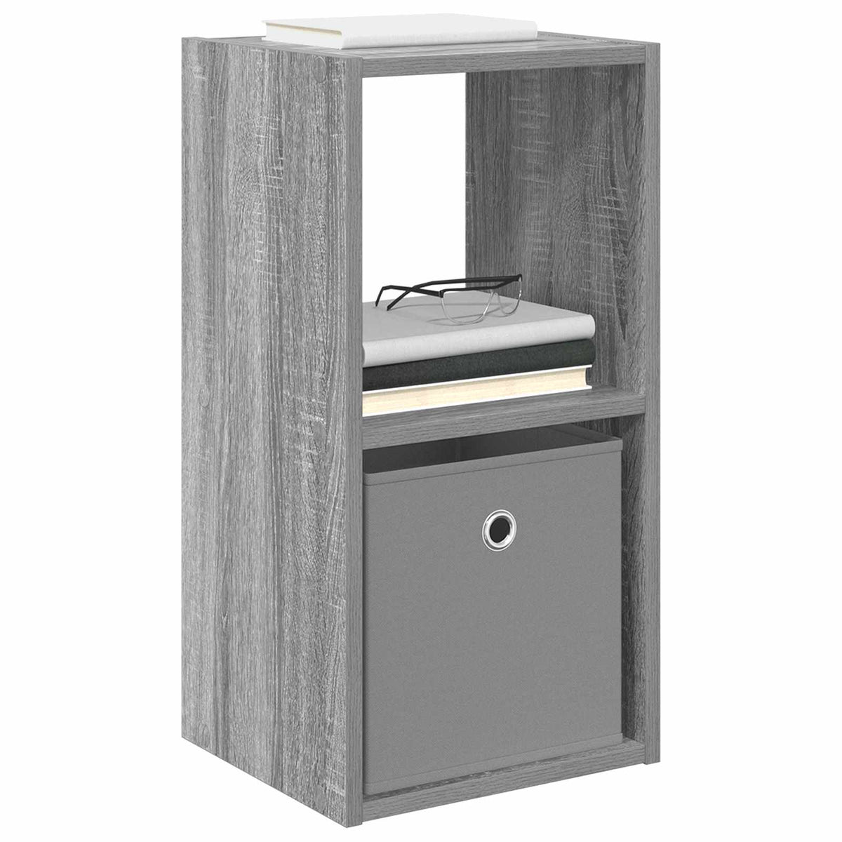 Nachttisch 2 stk. Sonoma-Grau 30,5 x 27 x 59,5 cm Holzwerkstoff