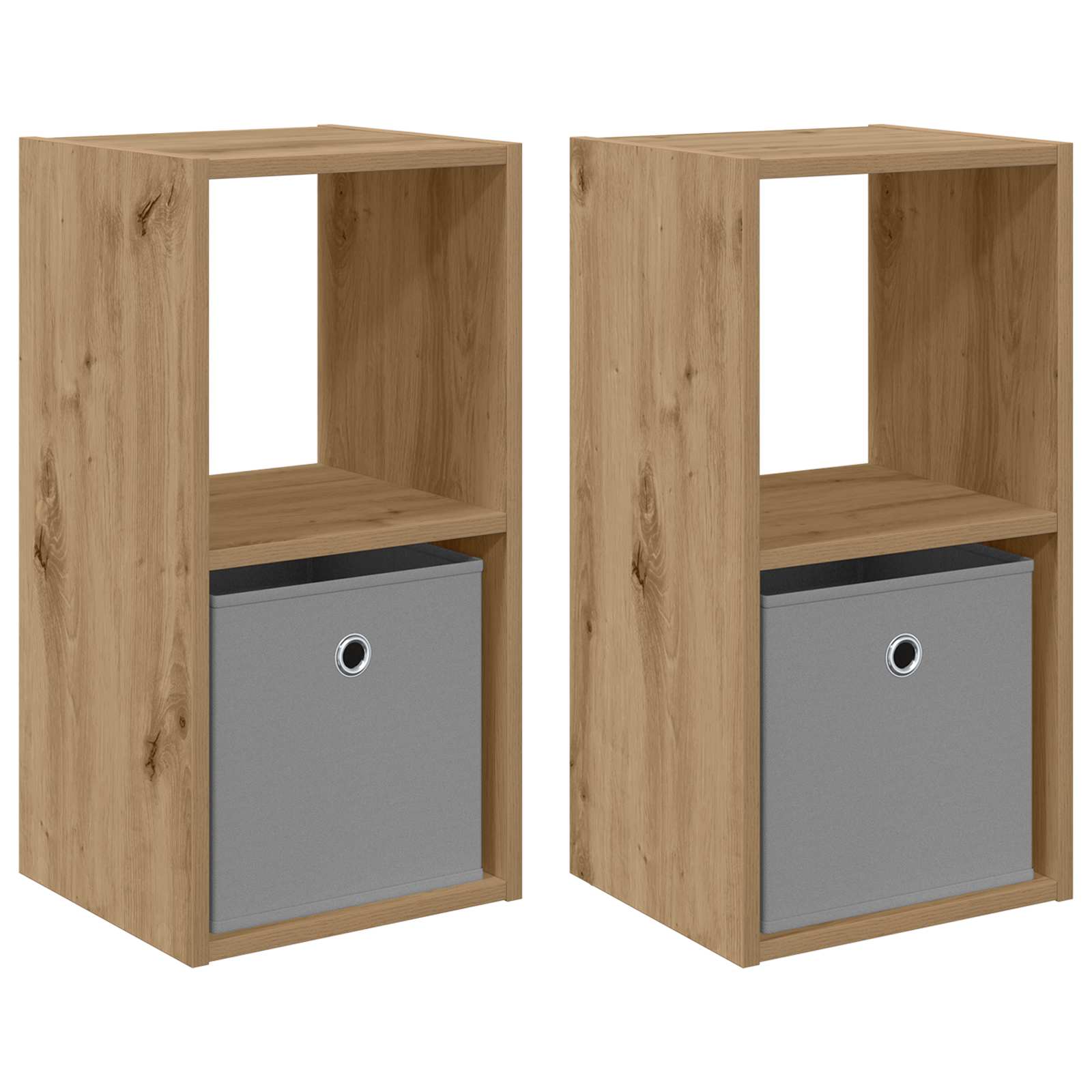 Nachttisch 2 stk. Artisan-Eiche 30,5 x 27 x 59,5 cm
