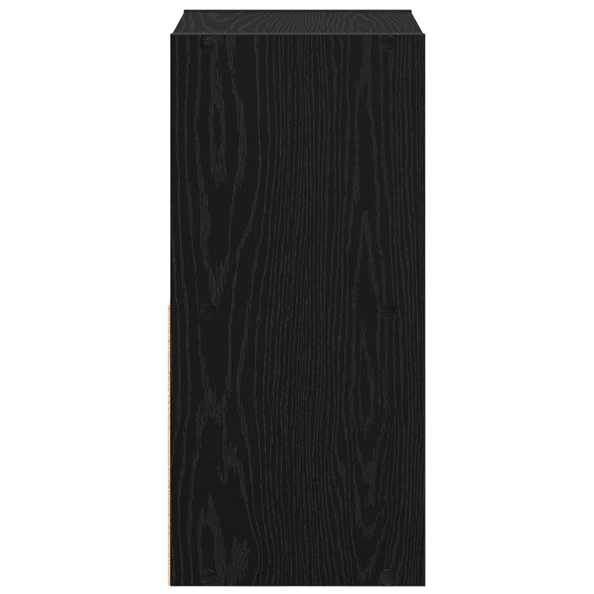 Nachttisch Schwarz Eichen-Optik 35 x 32 x 68,5 cm Holzwerkstoff