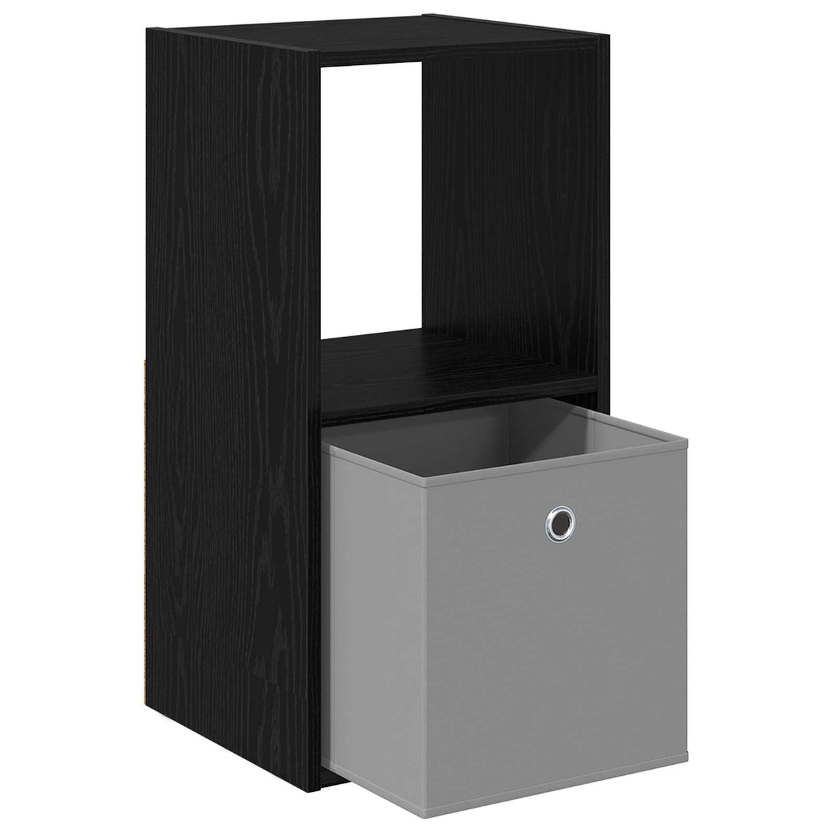 Nachttisch 2 stk. Schwarz Eichen-Optik 35 x 32 x 68,5 cm