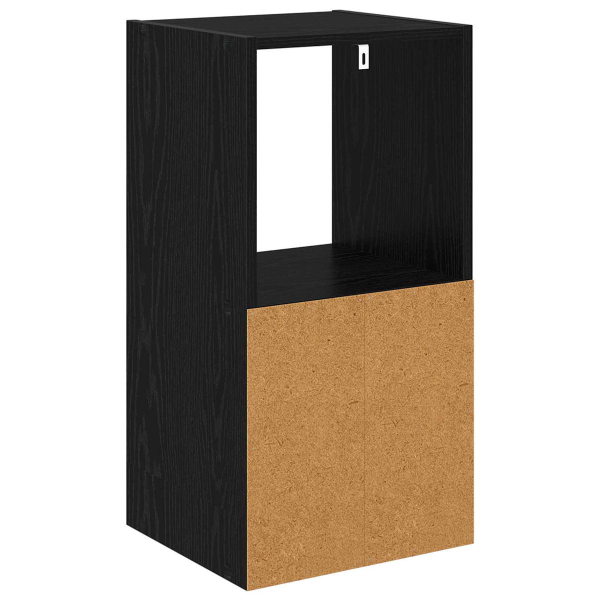 Nachttisch 2 stk. Schwarz Eichen-Optik 35 x 32 x 68,5 cm