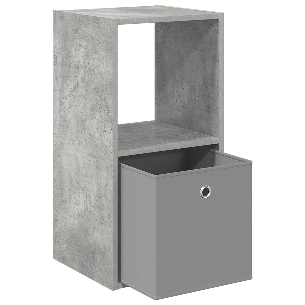Nachttisch Beton Grau 35 x 32 x 68,5 cm Holzwerkstoff