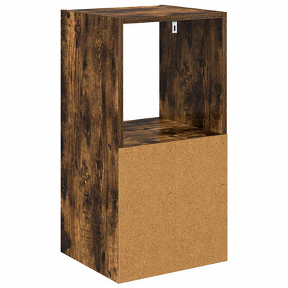 Nachttisch 2 stk. Räuchereiche 35 x 32 x 68,5 cm Holzwerkstoff