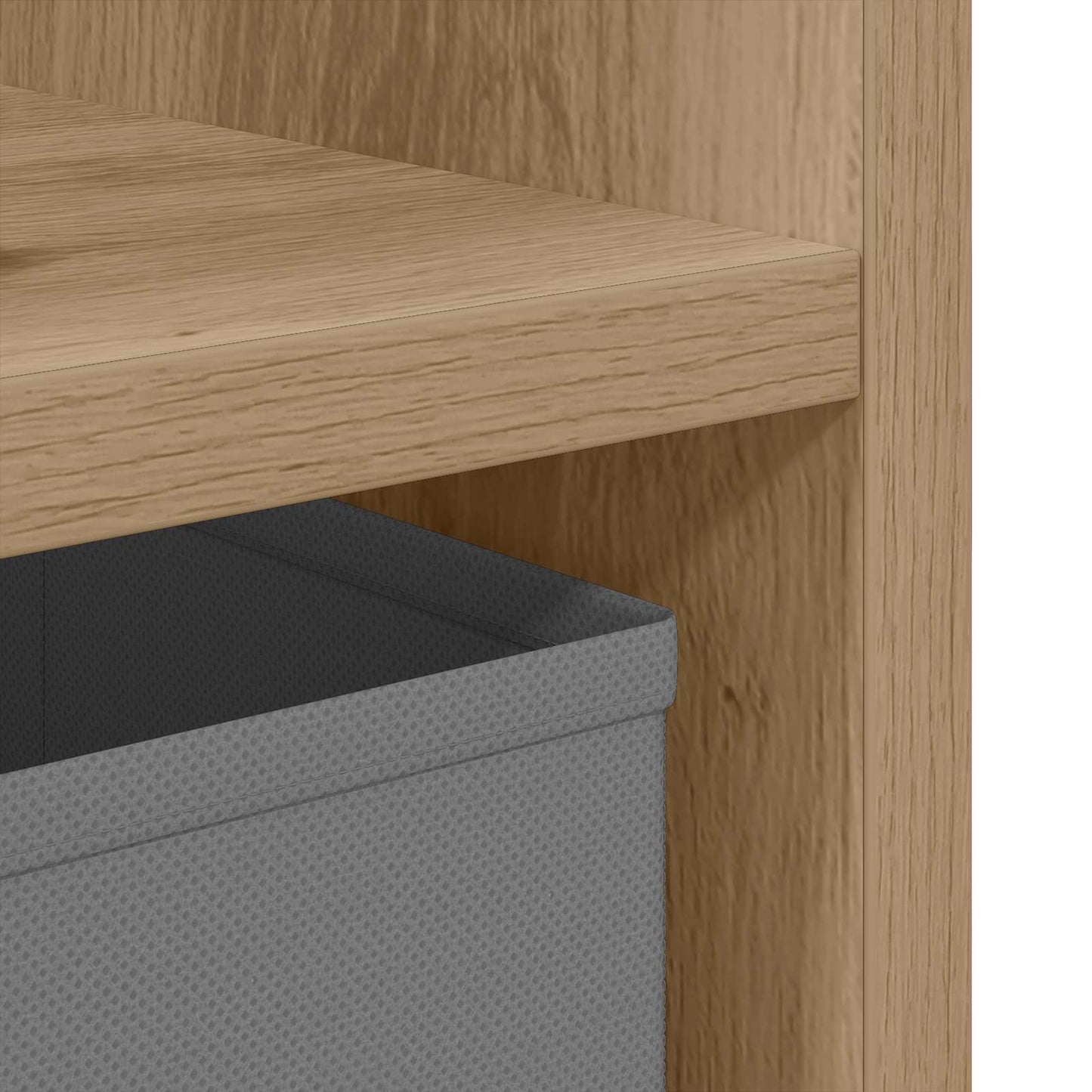 Nachttisch 2 stk. Artisan-Eiche 35 x 32 x 68,5 cm Holzwerkstoff
