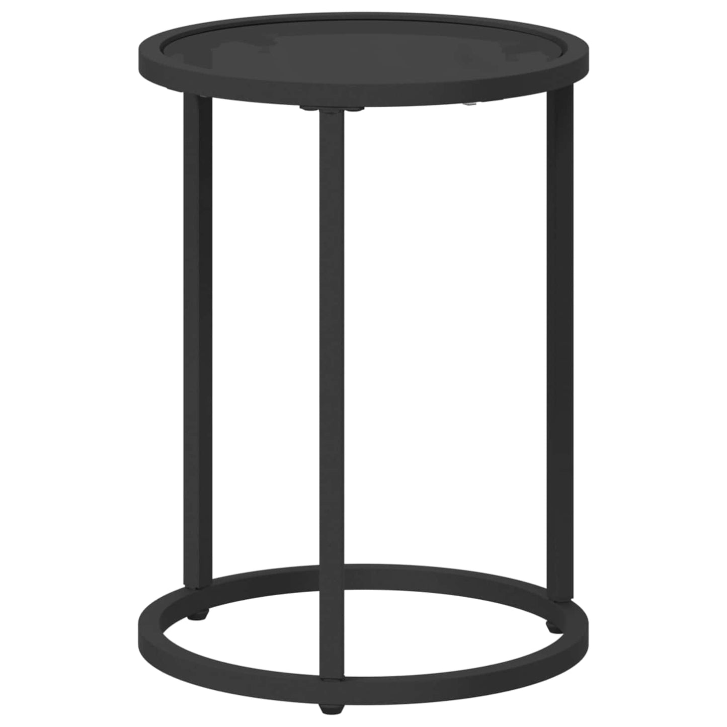 Kaffeetisch Set 2 Stk. 55 x 55 x 45 cm Stahl