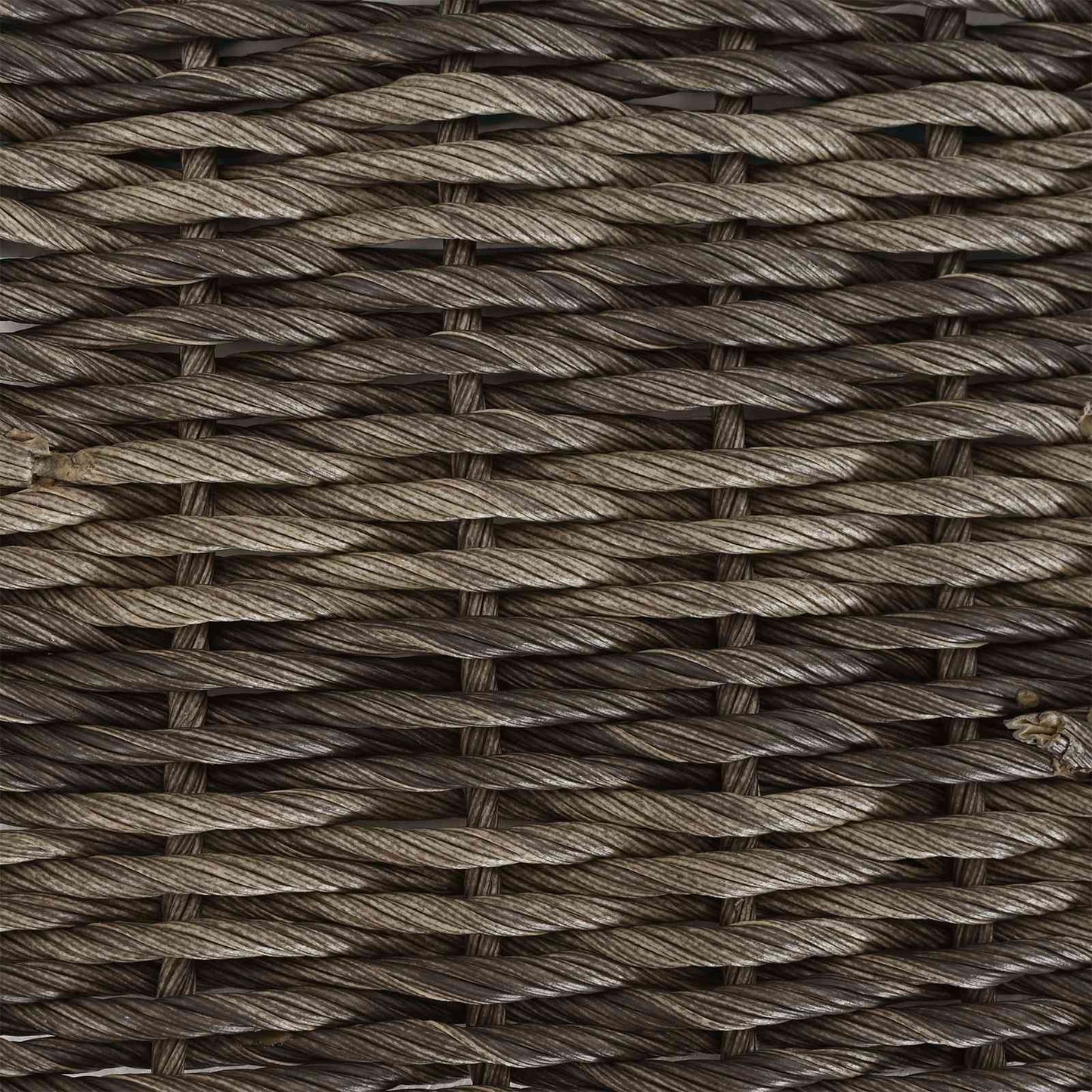 Gartenstuhl 4 Stk. Grau und Dunkelgrau Poly-Rattan