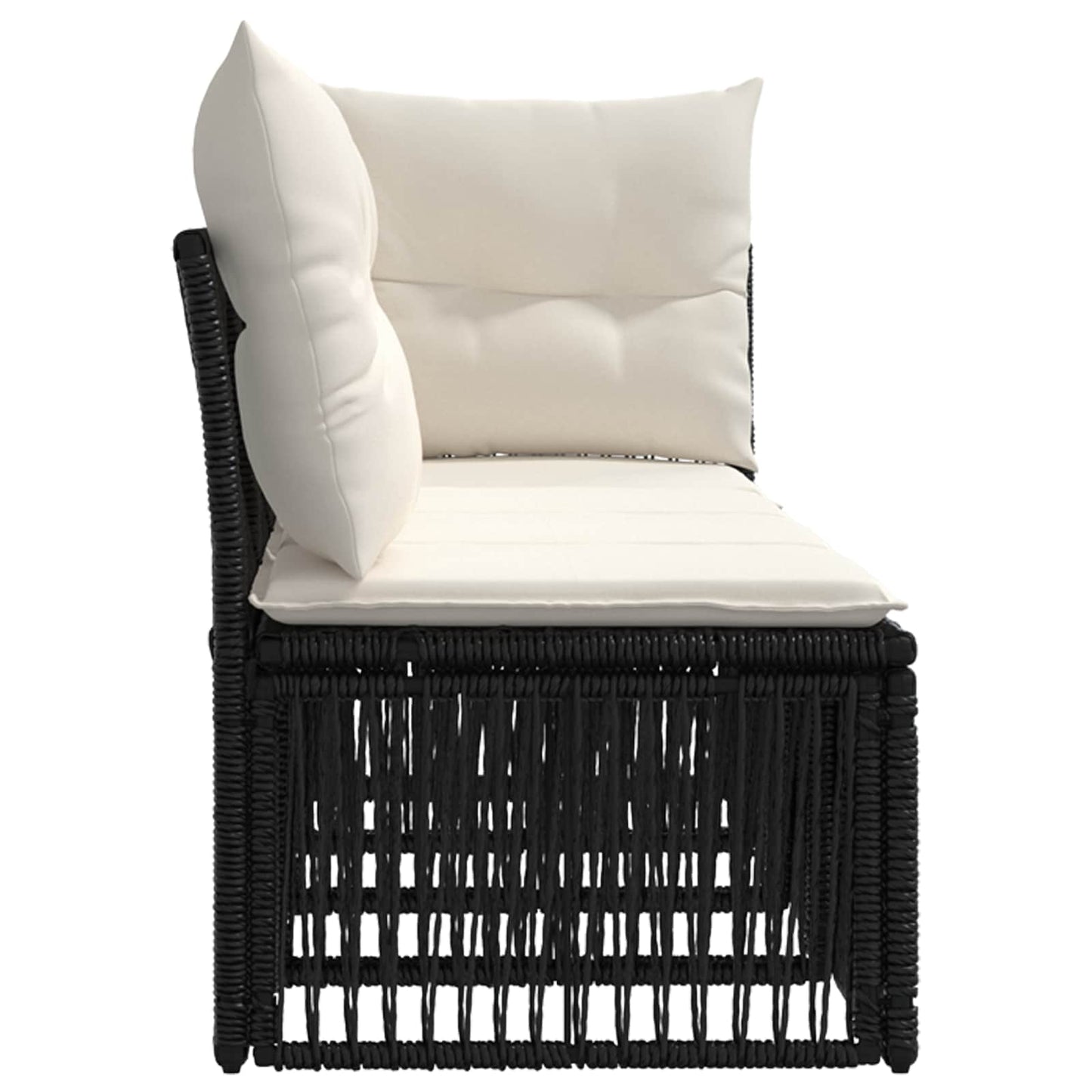 4-Sitzer Sofa mit linker Armlehne 4 stk. 4-Sitzanzahl Schwarz