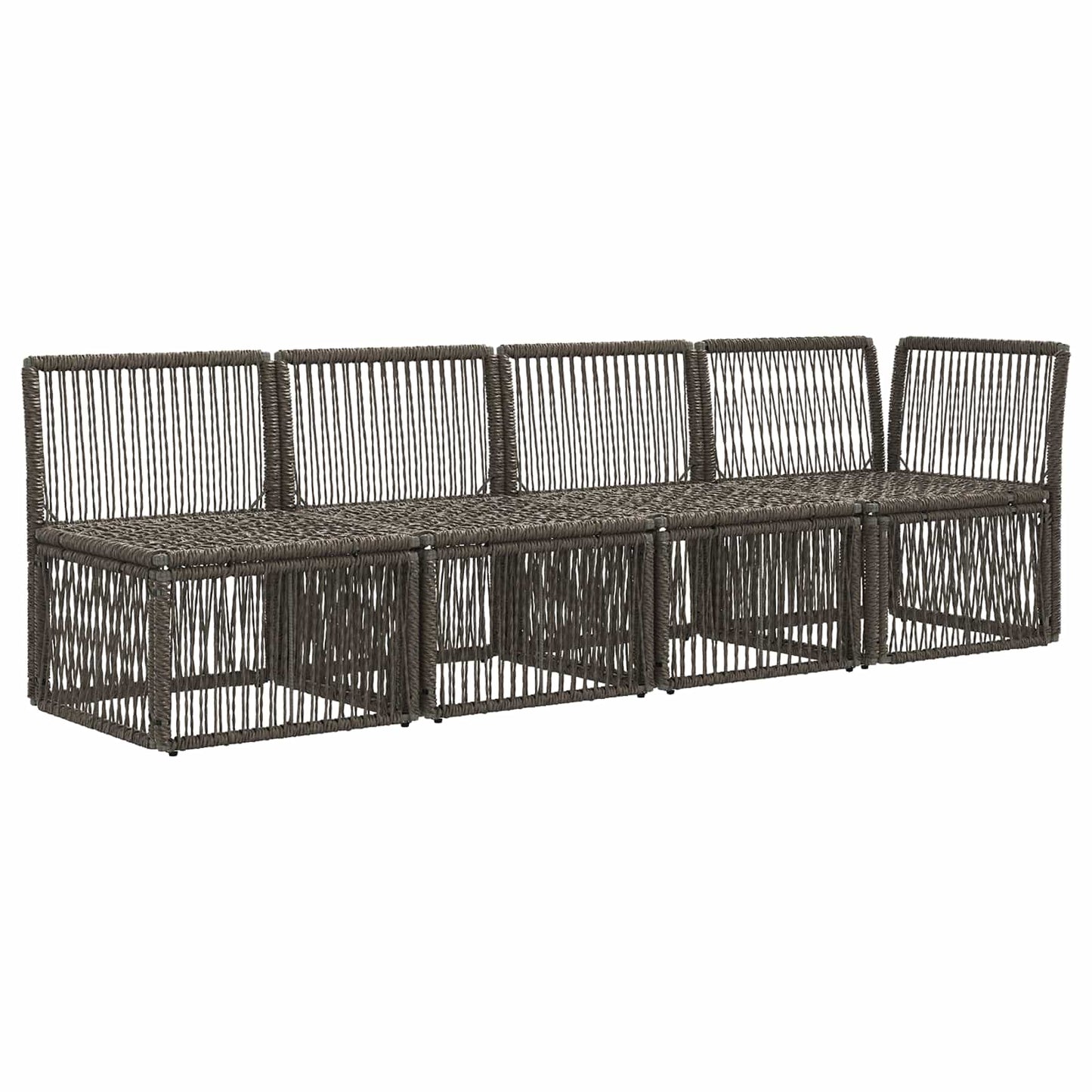 4-Sitzer Sofa mit linker Armlehne 4 stk. 4-Sitzanzahl Grau