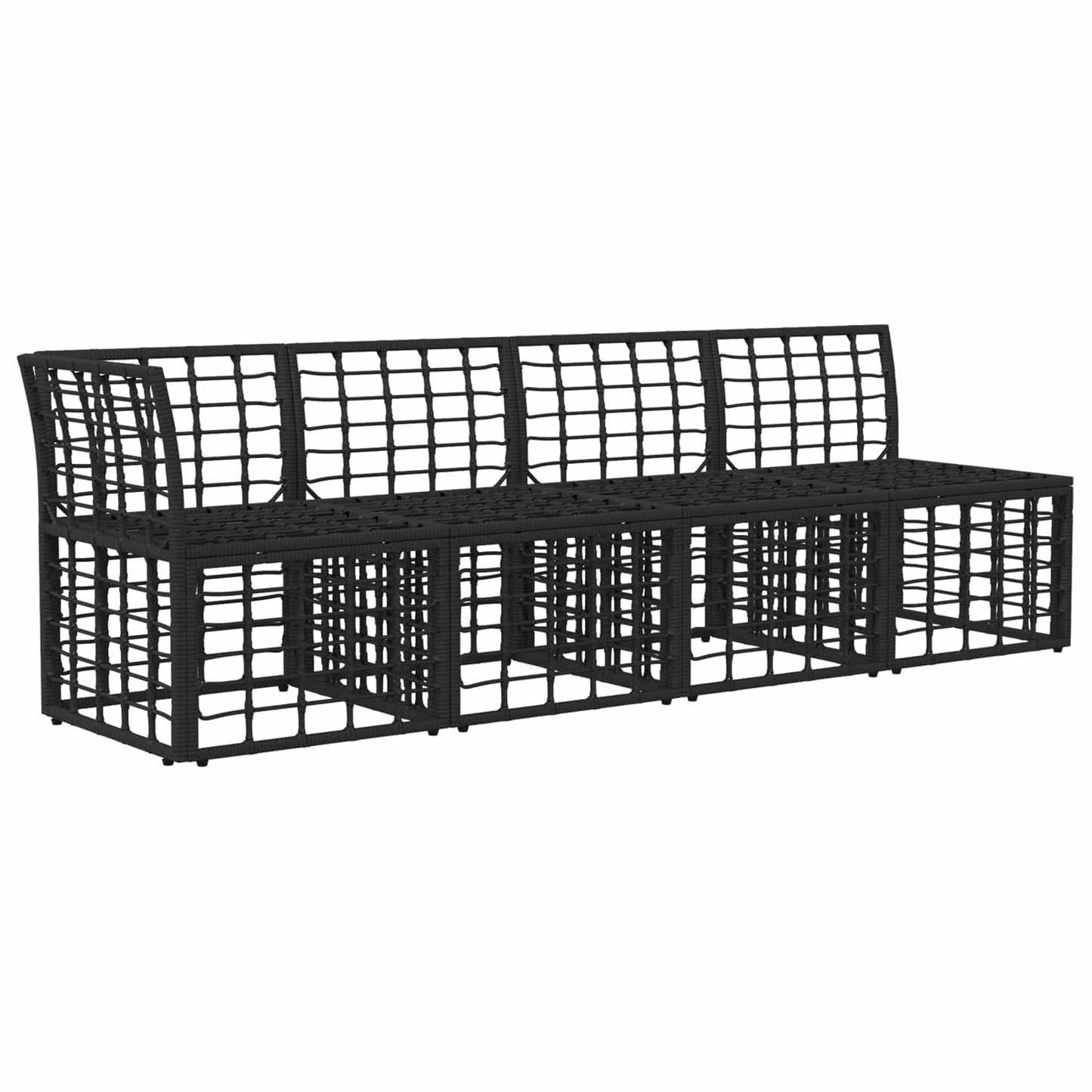 4-Sitzer Garten-Sofa mit linker Armlehne 4 stk. 4-Sitzanzahl