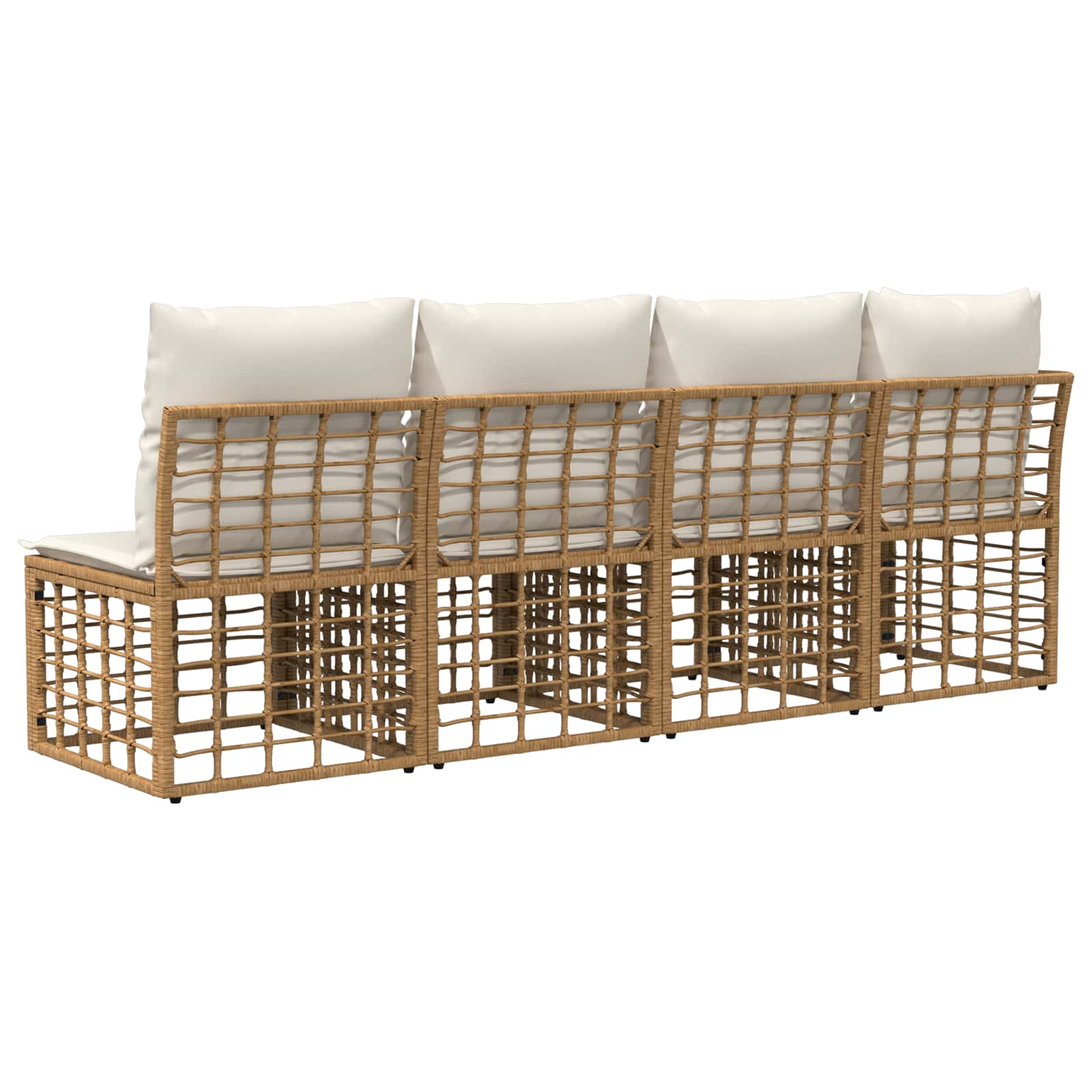4-Sitzer Garten-Sofa mit linker Armlehne 4 stk. 4-Sitzanzahl