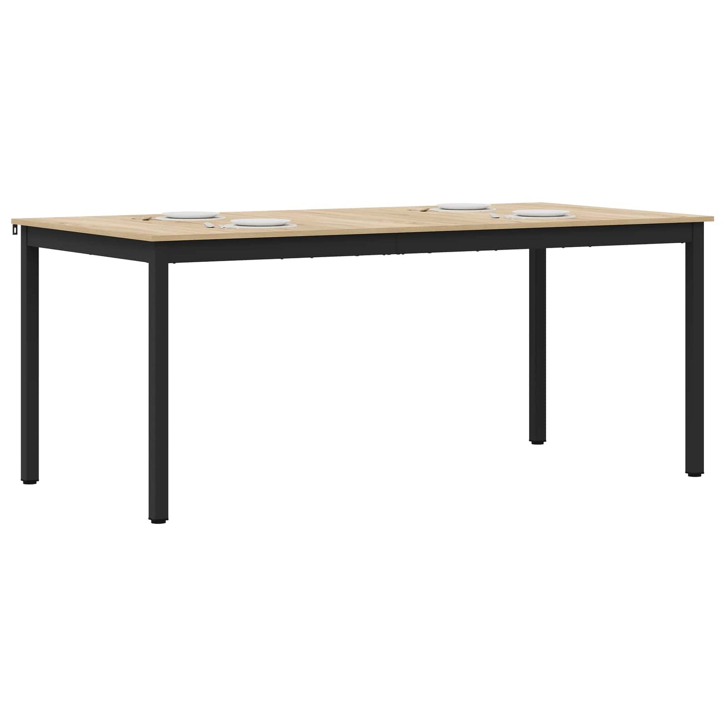 Esstische 180 x 90 x 75 cm Holzwerkstoff Rechtwinklig