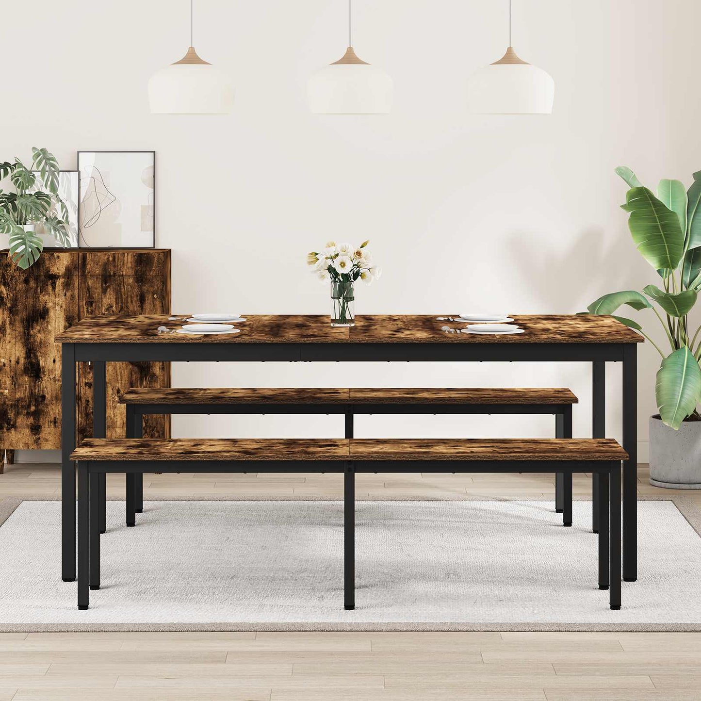 Esstische 180 x 90 x 75 cm Holzwerkstoff Rechteckig