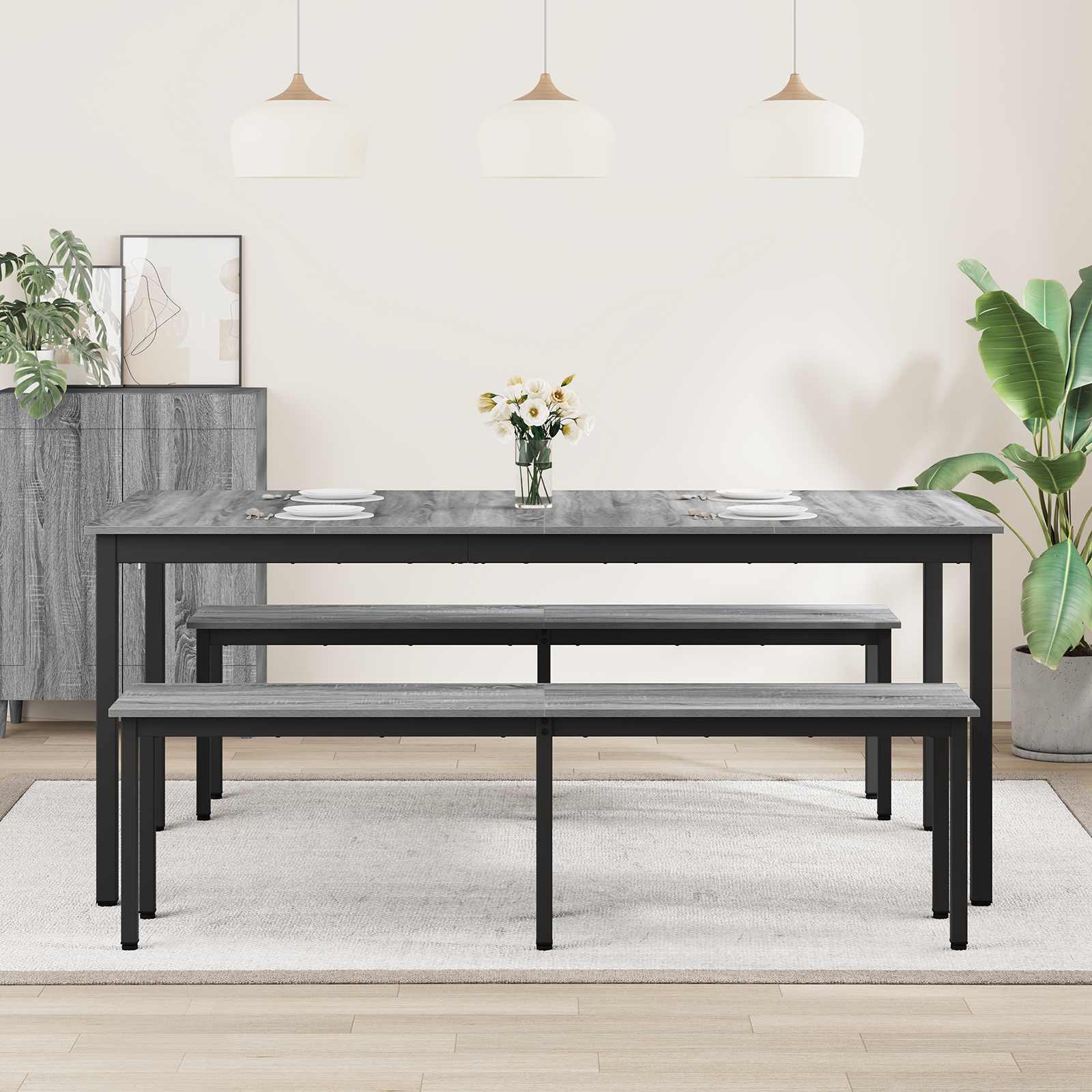 Esstische 180 x 90 x 75 cm Holzwerkstoff Rechteckig