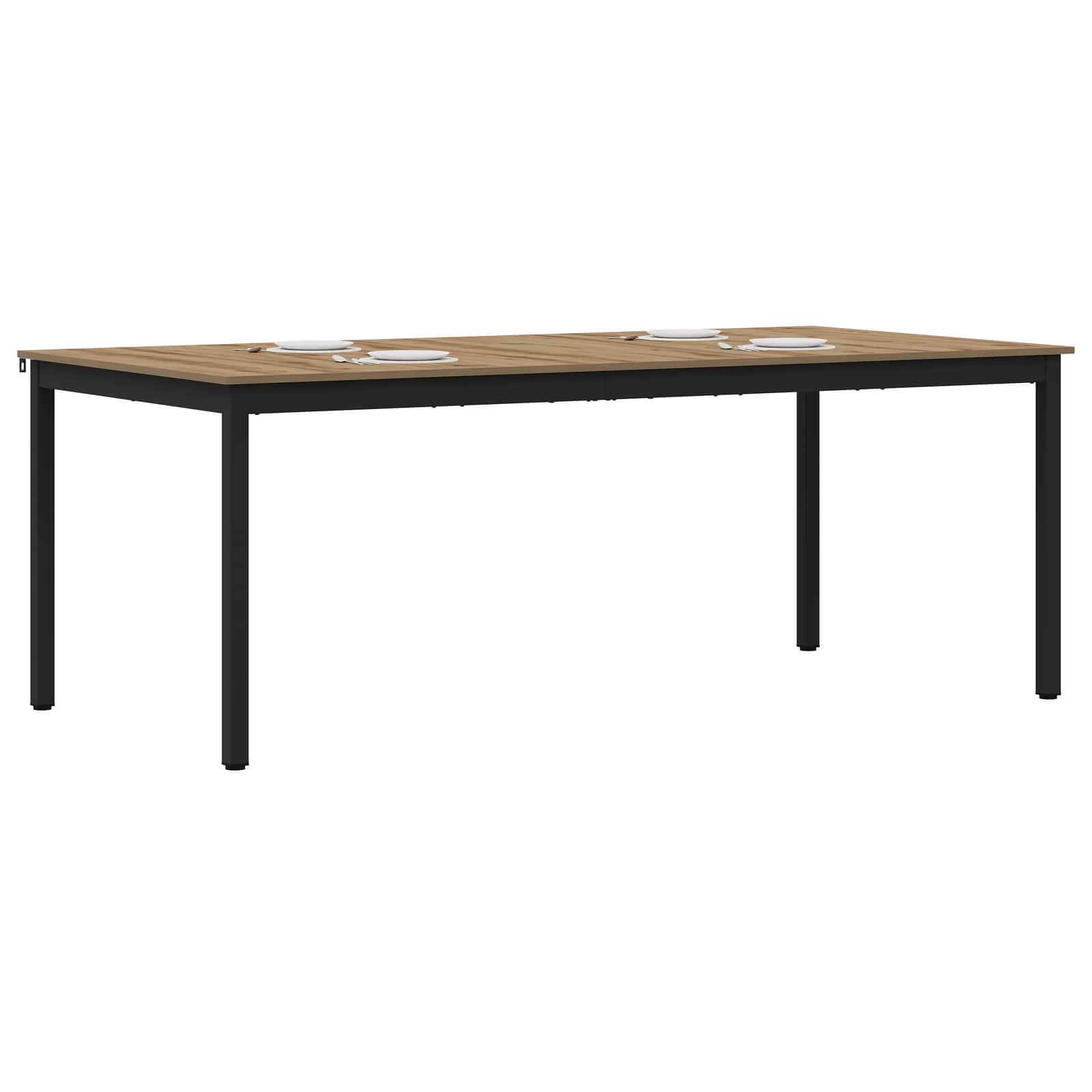 Esstische 180 x 90 x 75 cm Holzwerkstoff Rechtwinklig