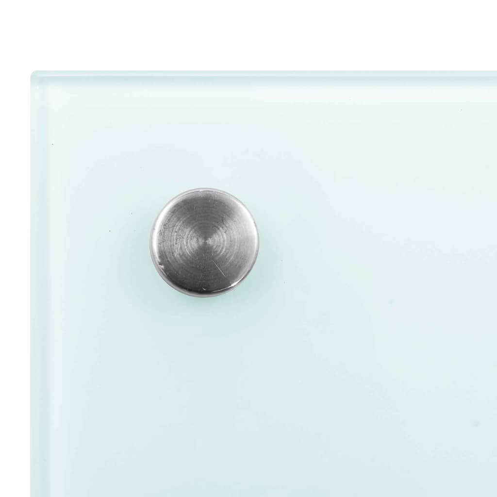 Küchenrückwand 2 stk. Weiß 90 x 60 cm Gehärtetes Glas