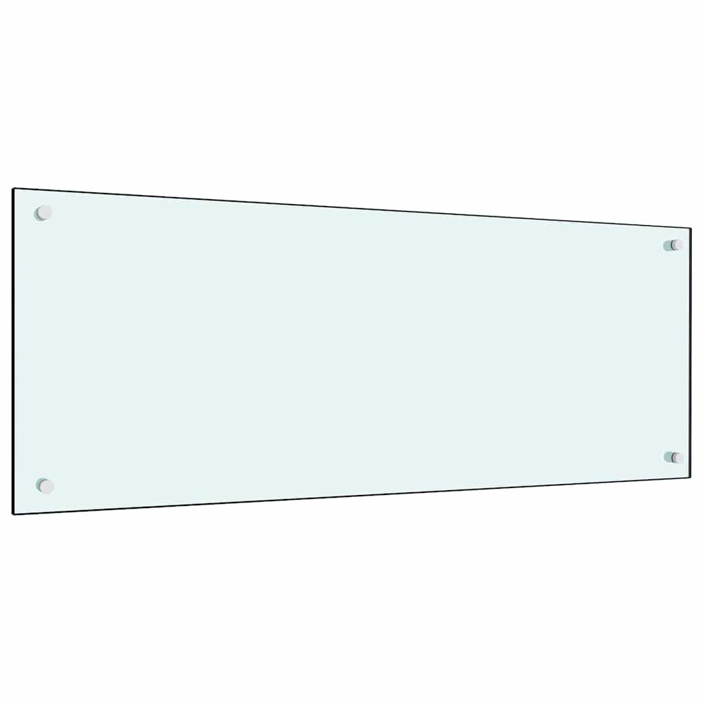 Küchenrückwand 2 stk. Weiß 100 x 40 cm Gehärtetes Glas