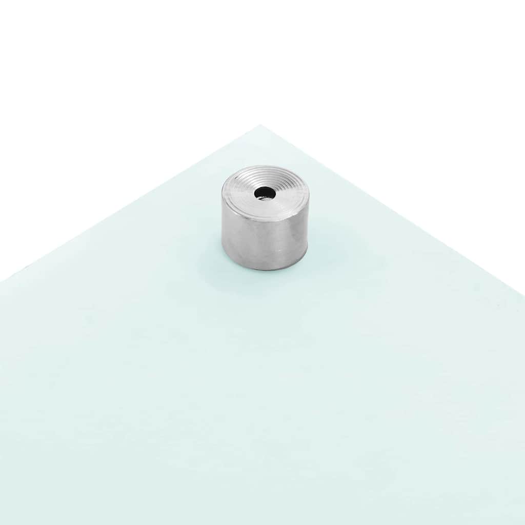 Küchenrückwand 2 stk. Weiß 100 x 60 cm Gehärtetes Glas